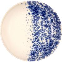 Салатник «Фобос»;керамика;D=280,H=65мм;белый,синий