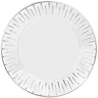 Тарелка «Мурано Ланче»;стекло;D=15см;прозр.