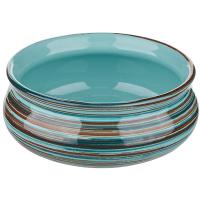 Тарелка глубокая «Скифская»;керамика;300мл;D=11,H=5см;голуб.