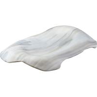 Блюдо для подачи «Нордик»;стекло;125мл;,L=32,B=20см;серый