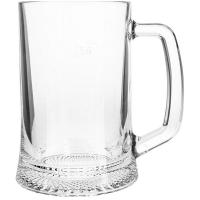 Кружка для пива «Дрезден»;стекло;330мл;D=75,H=150мм;прозр.