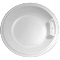 Гастроемкость;фарфор;D=39,H=6см;белый