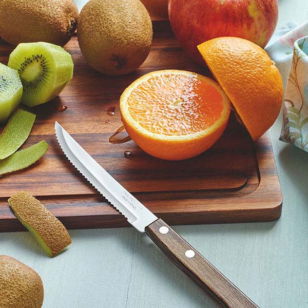 Нож д/стейка с дерев.ручкой;сталь нерж.,дерево;,L=228/115,B=7мм