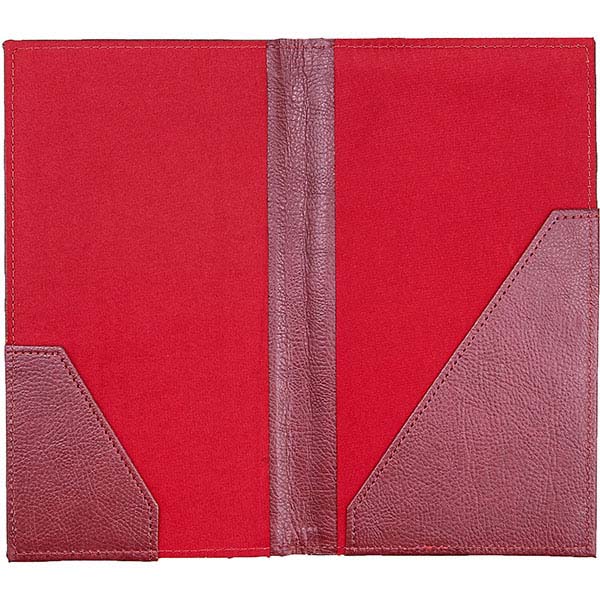 Папка для счетов;кожезам.;,L=23,5,B=13,5см;бордо