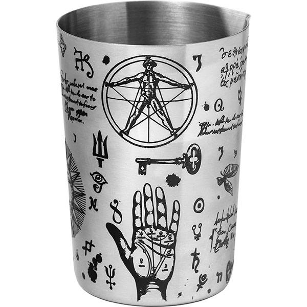 Стакан смесительный «Сакура Алкеми»;сталь;0,5л;D=60,H=115мм;металлич.