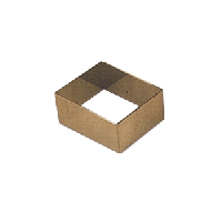 Форма кондитерская «Прямоугольник»;сталь нерж.;,H=30,L=61,B=51мм;металлич.