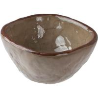 Салатник «Кунстверк»;керамика;164мл;D=10,H=5,L=10,B=10см;зелен.,коричнев.