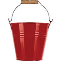 Ведро для картофеля фри «Ведро»;сплав цинк.;0,6л;D=11,H=10,5см;красный