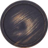 Доска для подачи;дуб;D=240,H=25мм;черный дуб,св. дерево