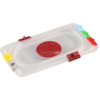 Крышка для гастроемкости GN 1/9 с клапаном;полипроп.;,L=17,6,B=10,8см;прозр.