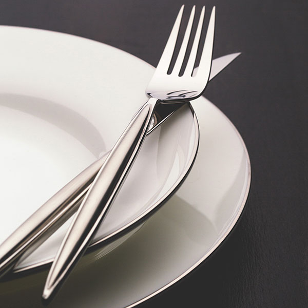 Вилка десертная «Монтевидео»;хромоник. сталь;,L=19,6см;хромиров.