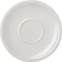Блюдце «Пур-Амор»;фарфор;D=12/4,H=1см;белый