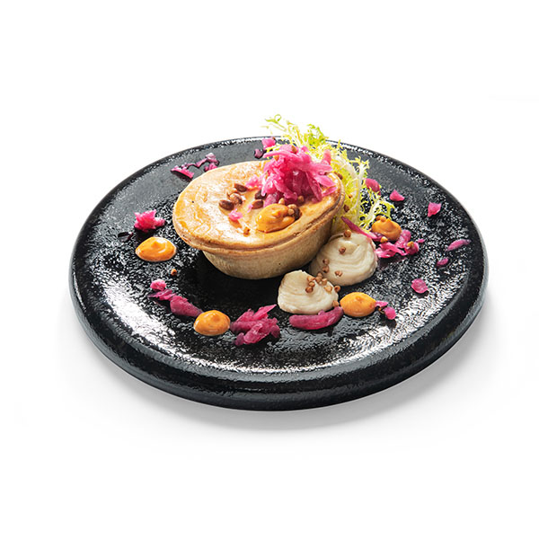 Тарелка «Ро дизайн бай кевала» овальная;керамика;20мл;,H=20,L=258,B=185мм;черный,медный