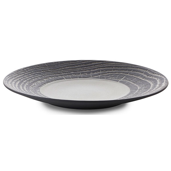 Тарелка «Арборесценс» мелкая;керамика;D=280,H=35мм;серый