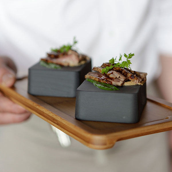 Подставка для блюда к арт.3020926;бамбук;,H=15,L=340,B=195мм;св. дерево