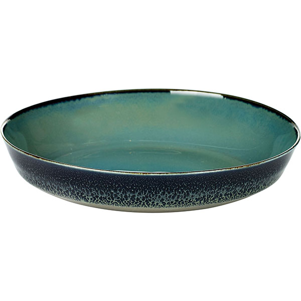 Блюдо глубокое;керамика;D=175,H=30мм;тем.син.