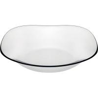 Тарелка глубокая «Инвитейшн» закаленная;стекло;0,7л;D=215,H=45мм;прозр.