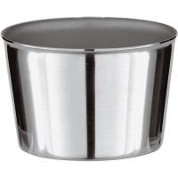 Форма д/крем-карамели;сталь;135мл;D=68,H=45,L=70,B=70мм;металлич.