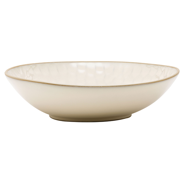 Тарелка глубокая «Кюпсели»;керамика;,H=55,L=220,B=205мм;бежев.