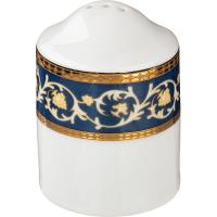 Солонка «Рома»;фарфор;D=43,H=65мм;белый,синий