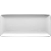 Блюдо «Тэйст» прямоугольное;фарфор;,L=37,B=16,5см;белый