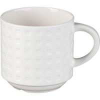 Чашка кофейная «Сатиник»;фарфор;100мл;D=58,H=57,L=78мм;белый