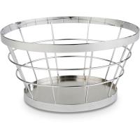 Подставка-корзина;металл;D=21/15,H=11см;металлич.