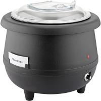 Мармит-супница электр. 50Гц;пластик,алюмин.;10л;D=35,H=38,L=40,B=40см;450вт;черный