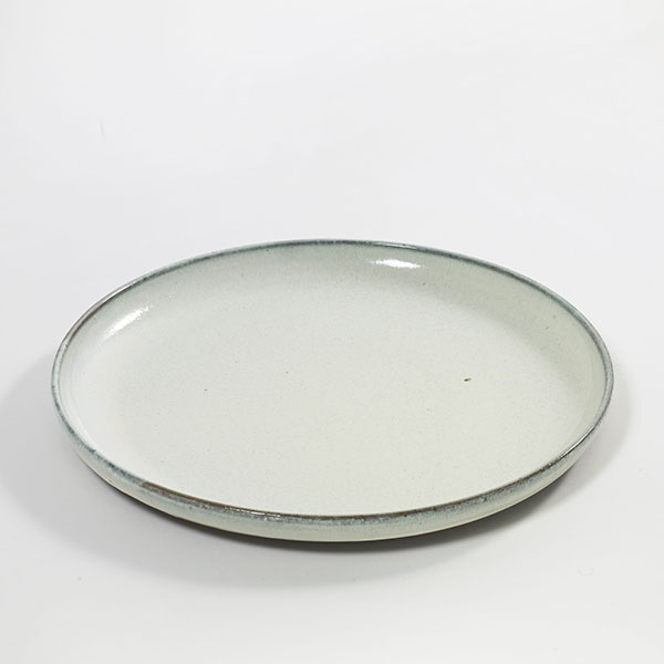 Блюдо «Аква»;керамика;D=37,H=3см;св.зелен.