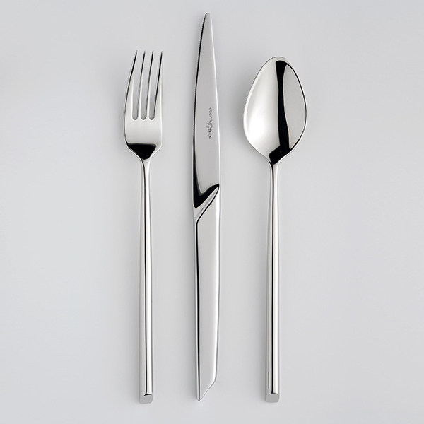 Нож столовый «X-15»;сталь нерж.;,L=24/12,B=1см;металлич.