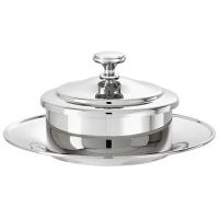 Масленка «Элит»;сталь нерж.;D=9см