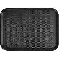 Поднос «Проотель» прямоугольный для Фаст Фуд;полипроп.;,L=40,5,B=29,5см;черный
