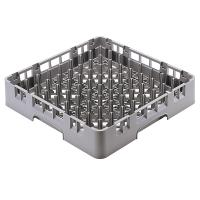 Кассета для тарелок штырьковая 9*9 рядов;полипроп.;,H=10,1,L=50,B=50см;серый