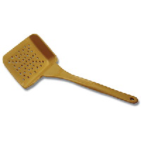 Совок д/чипсов;пластик;,L=36/13,5,B=10см;бежев.