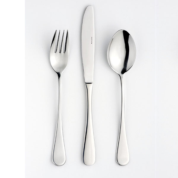 Нож столовый «Ауде»;сталь нерж.;,L=230/112,B=2мм;металлич.