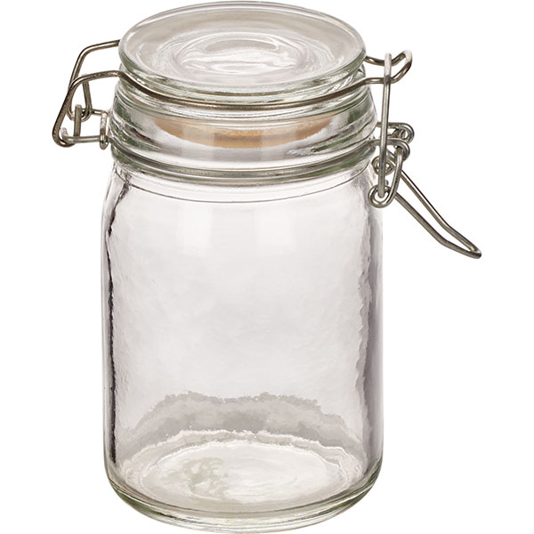 Банка для подачи круглая с крышкой;стекло;250мл;D=65,H=120мм;прозр.