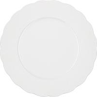 Тарелка «Поэма Лейс» десертная;фарфор;D=21см;белый