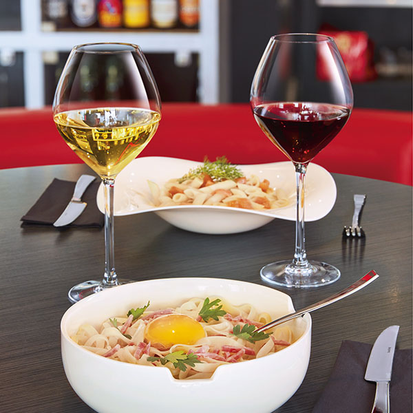 Тарелка для пасты «Тэндэнси»;зеникс;0,55л;D=280,H=58мм;белый