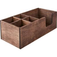 Подставка барная (5 отделений);фанера;,H=10,L=30,B=14см;коричнев.