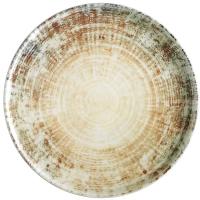 Тарелка «Нанокрем Бейж» с бортом;фарфор;D=240,H=18мм;бежев.