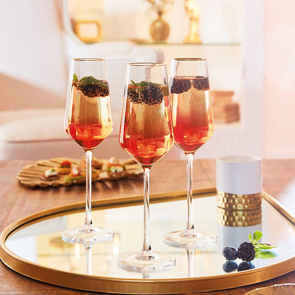 Бокал-флюте «Ультим Борд Ор»;хр.стекло;210мл;,H=23,2см;прозр.