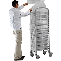 Чехол для стелажа-шпильки GN 1/1[200шт];полиэтилен;,L=53,B=32,5см;прозр.