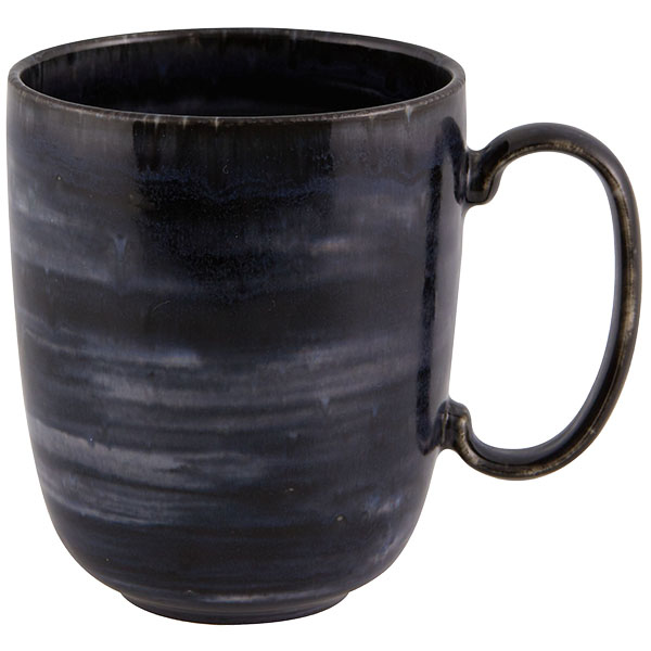 Кружка;керамика;400мл;D=90,H=108мм;фиолет.,черный