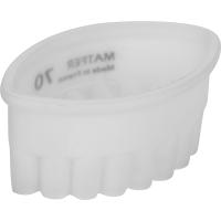 Резак кондитерский рифленый «Лодочка»;пластик;,L=7,B=4см