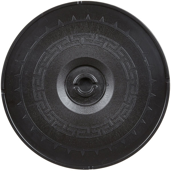 Контейнер для тортильи с крышкой;пластик;D=325,H=70,L=320,B=320мм;черный