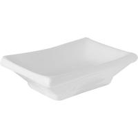 Соусник прямоугольный «Кунстверк»;фарфор;50мл;,H=3,L=10,B=6см;белый