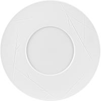 Тарелка;фарфор;D=250,H=15мм;белый