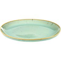 Тарелка «Тэрр де Рэ»;керамика;D=130,H=12мм;голуб.