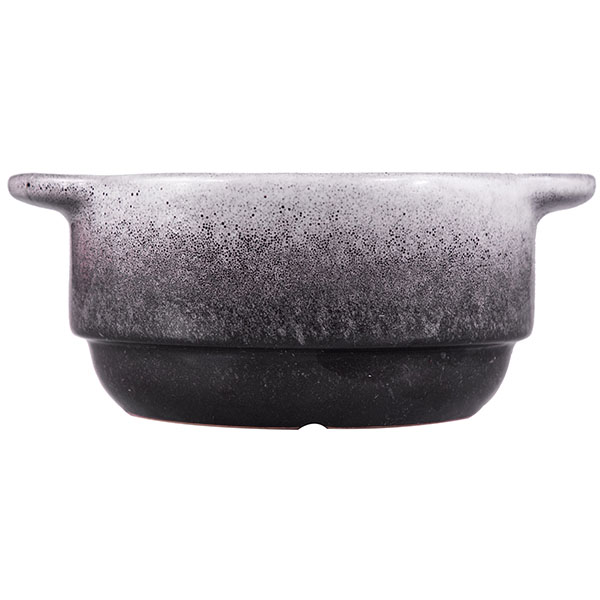 Чашка бульонная «Млечный путь»;фарфор;300мл;D=115,H=55мм;черный,серый