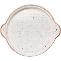 Блюдо «Пунто Бьянка»;фарфор;0,9л;D=325,H=35мм;белый,черный